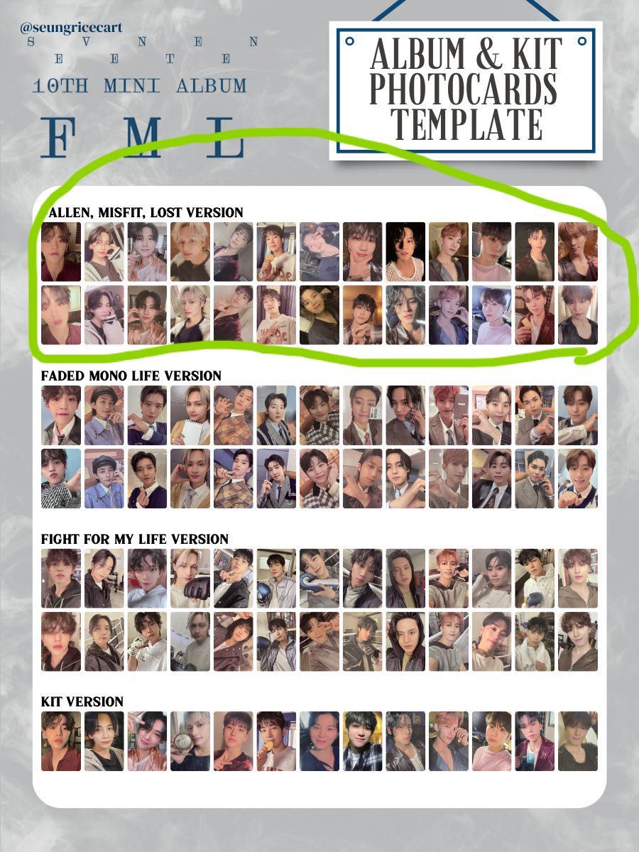 セブチ アルバム 未開封 SEVENTEEN FML｜Yahoo!フリマ（旧PayPayフリマ）