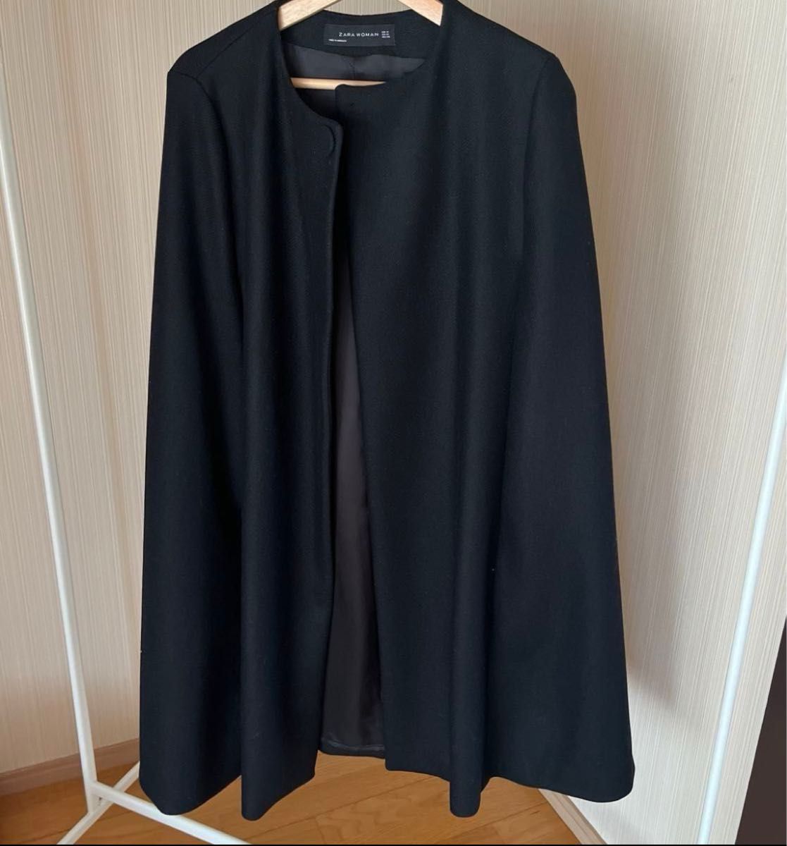 ZARA ケープコート コート ケープ Mサイズ ザラ ロングコート ポンチョ
