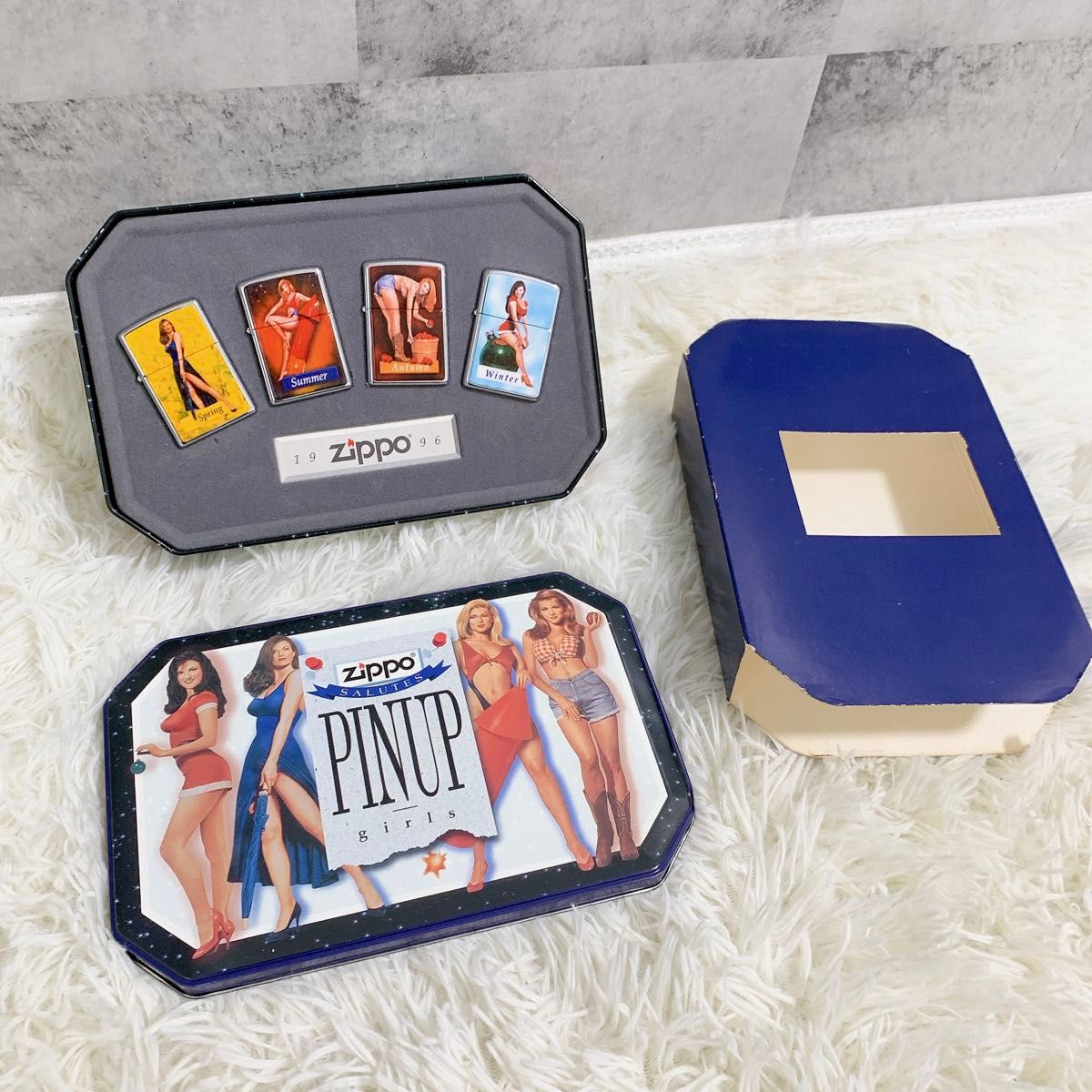 未使用品 PINUP girls ヴィンテージZIPPO 4本セット 1996年6月製造