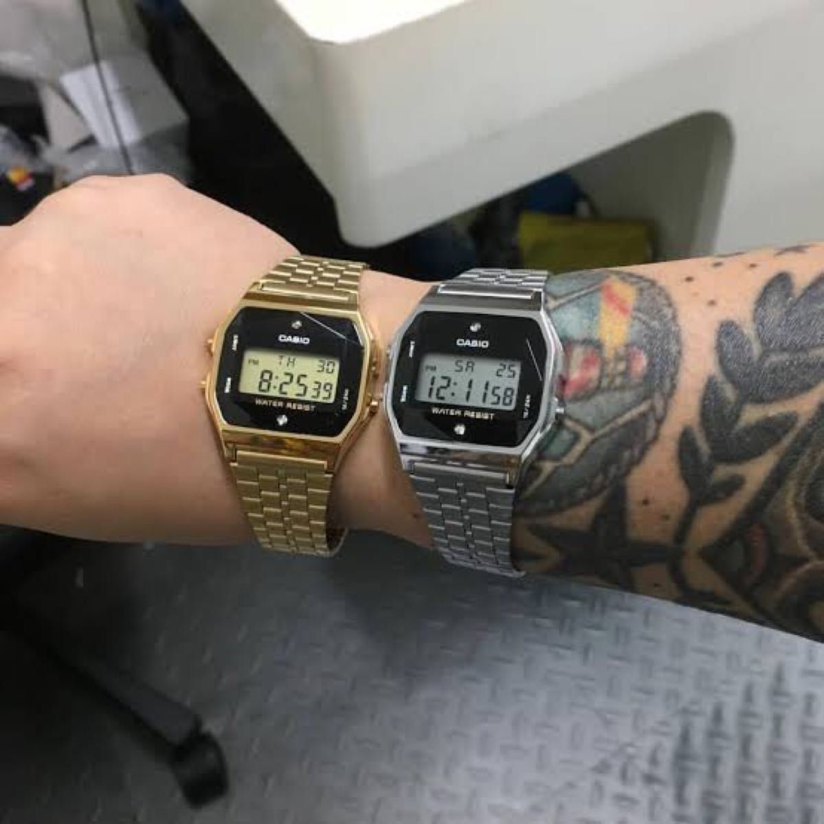 新品未使用】A-159 天然ダイヤモンド 付きチープカシオ｜Yahoo!フリマ