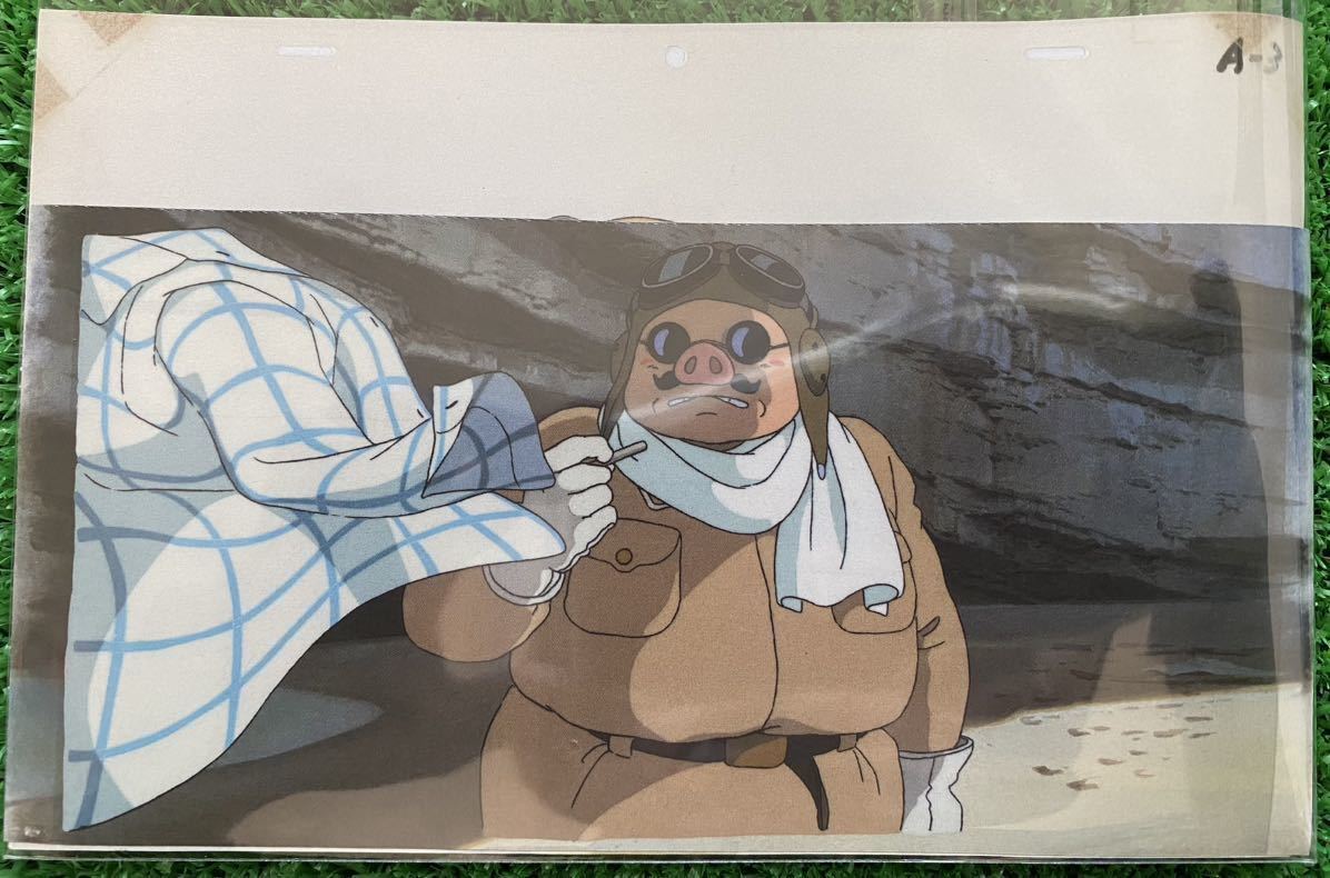 激レア】紅の豚 セル画 切抜きC 2枚セット 宮崎駿 イメージボード ラフ