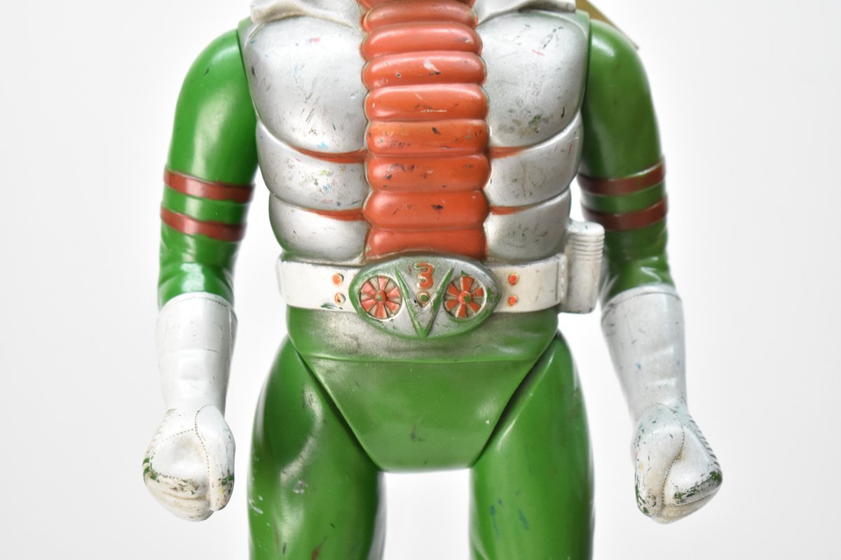 Yahoo!オークション - 超希少 旧バンダイ 仮面ライダーV3 面取れ ソフ