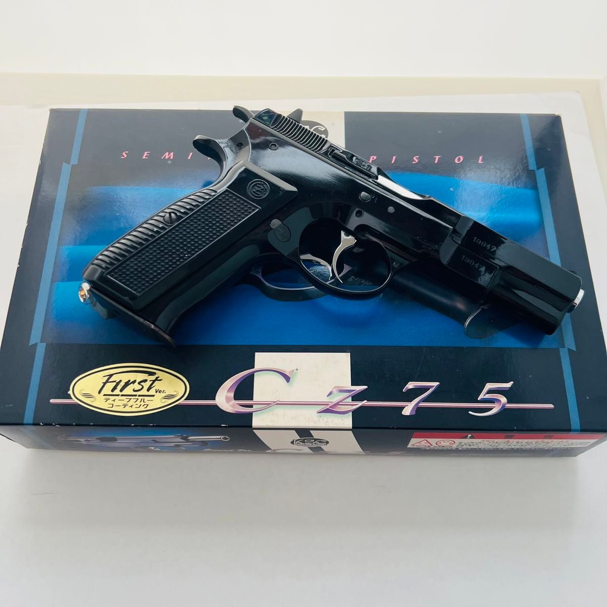 KSC CZ75 first ver ディープブルーコーティング ガスガン｜Yahoo