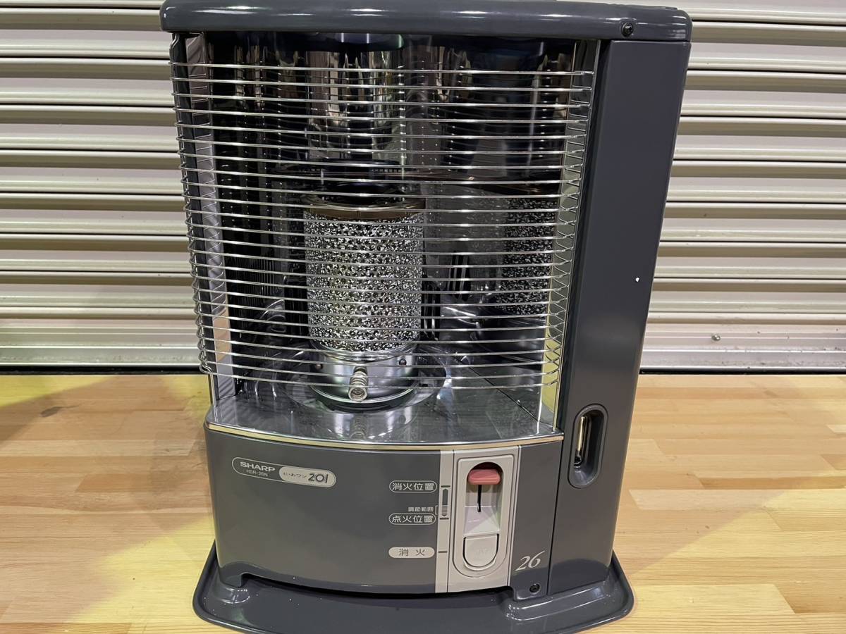 Yahoo!オークション - 美品 シャープ 石油ストーブ 自然通気形開放式 H