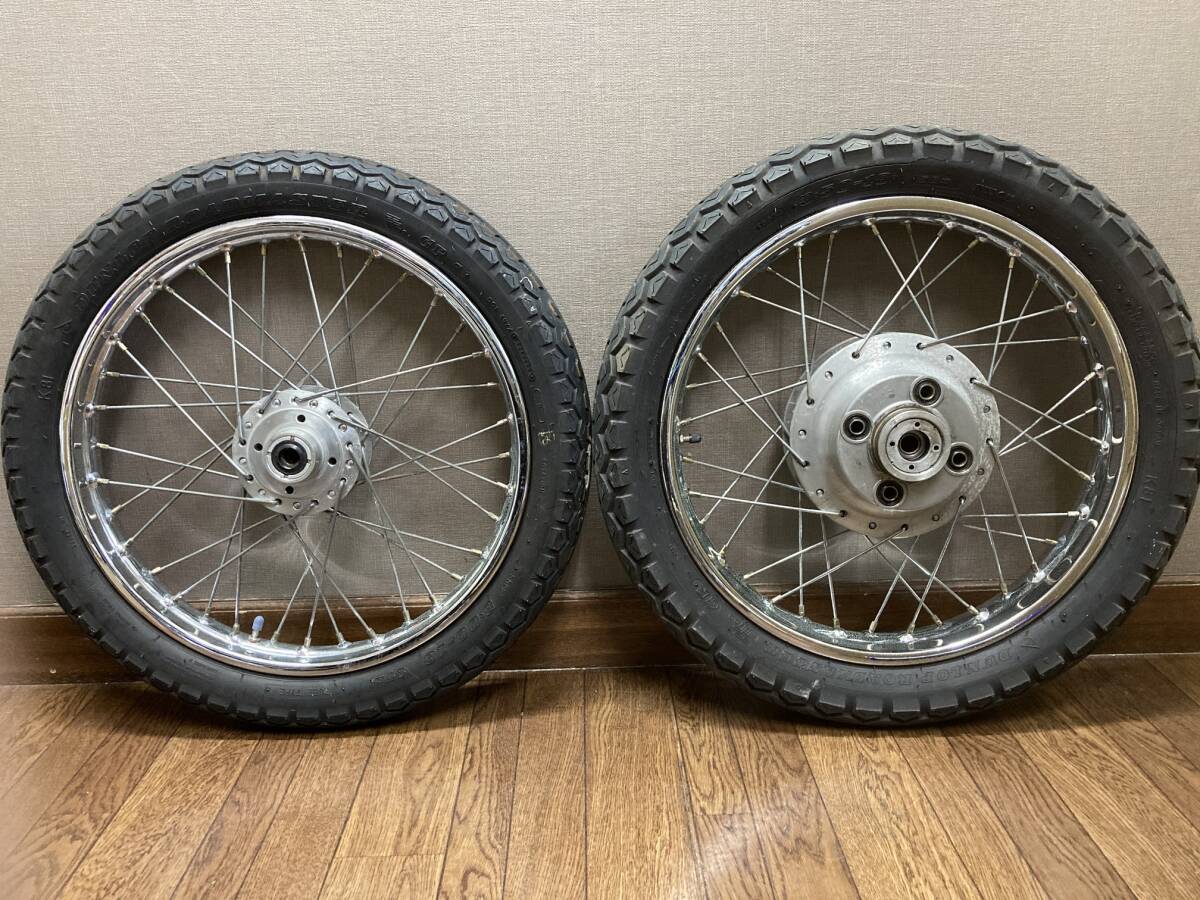 Yahoo!オークション - CB400F フロント リア スポーク ホイール 前後