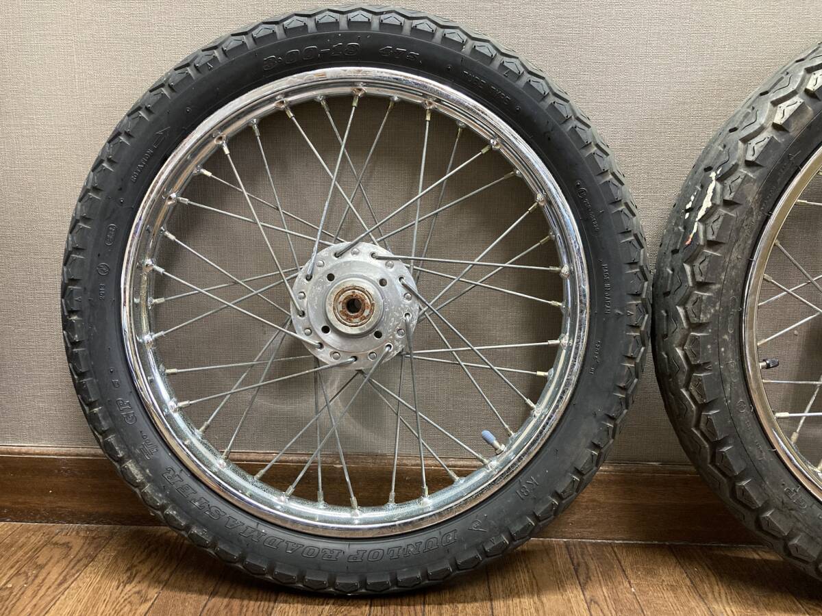 Yahoo!オークション - CB400F フロント リア スポーク ホイール 前後