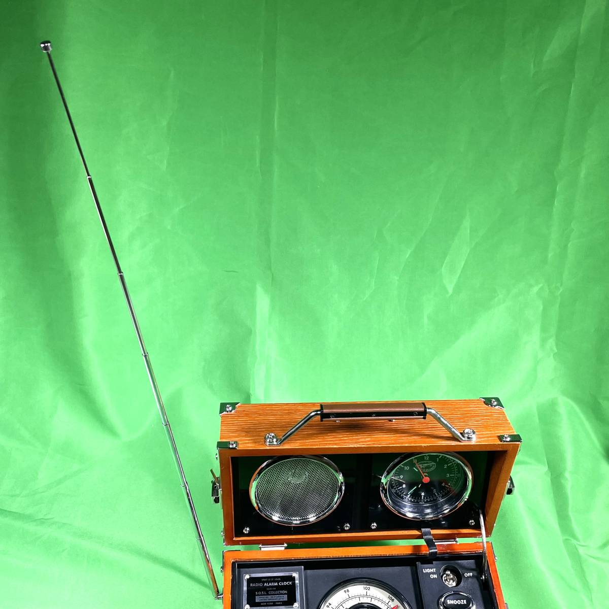 スピリット オブ セントルイス AM/FMラジオ アラーム時計 レトロ