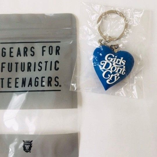 Girls Don't Cry ハート キーホルダー ブルー｜Yahoo!フリマ（旧PayPay