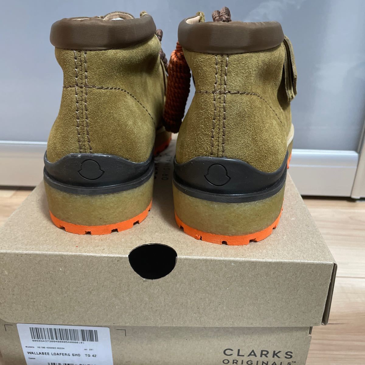 新品本物 モンクレールMONCLER ×クラークスCLARKS限定コラボ ワラビー