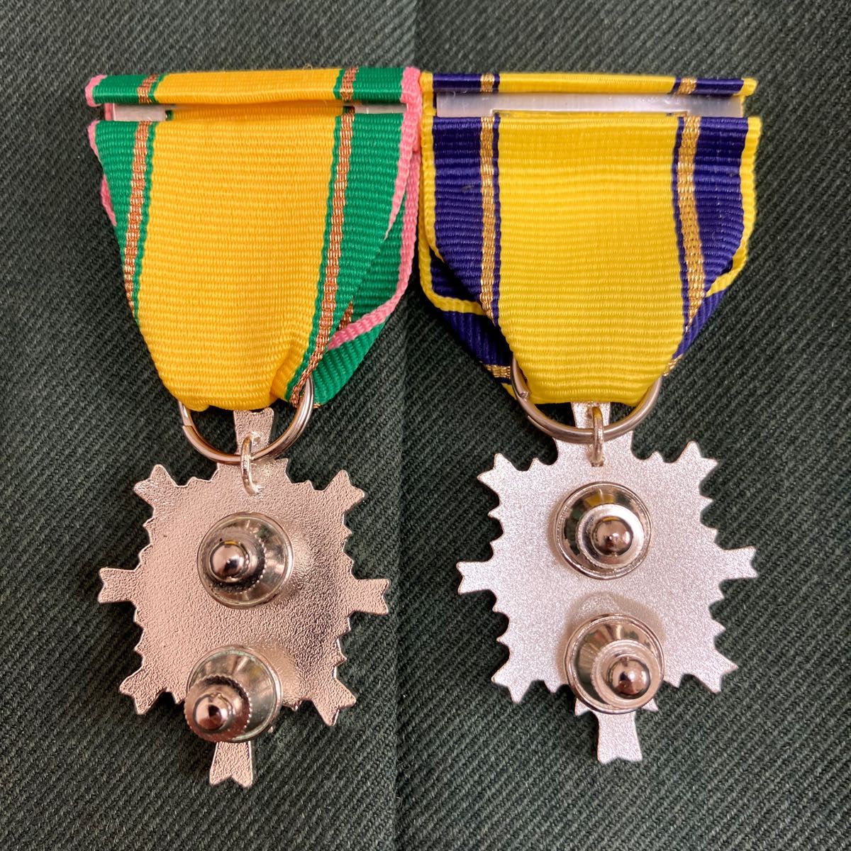 防衛功労章 第3級防衛功労章 自衛隊 ミリタリー 略綬 勲章 メダル