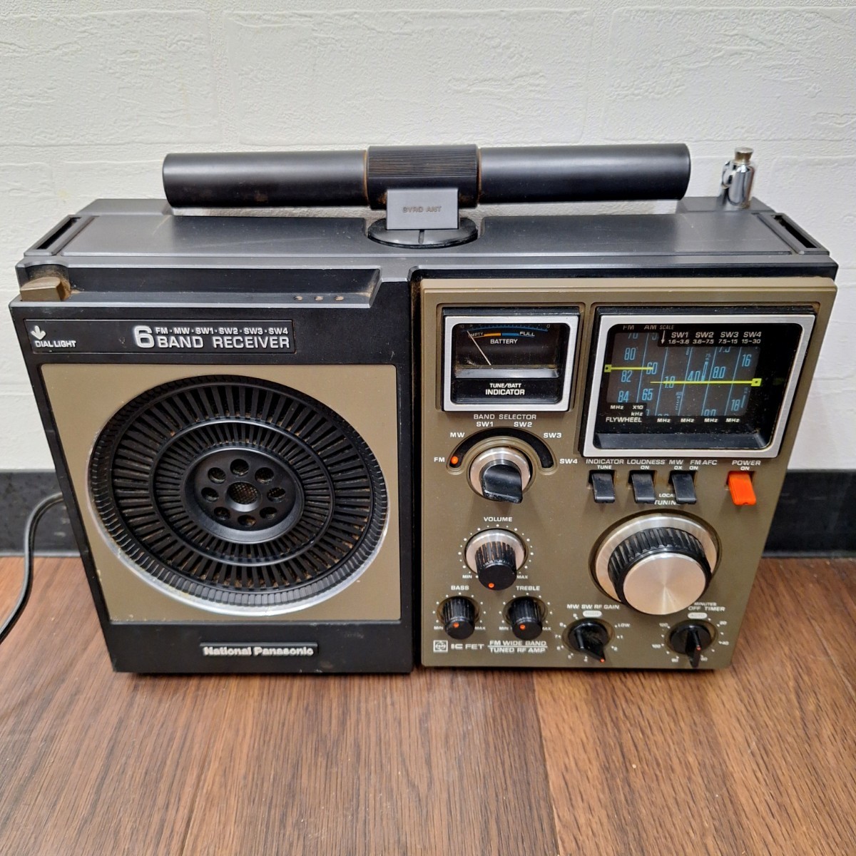 electrification has confirmed * National Panasonic RF-1180 6BAND