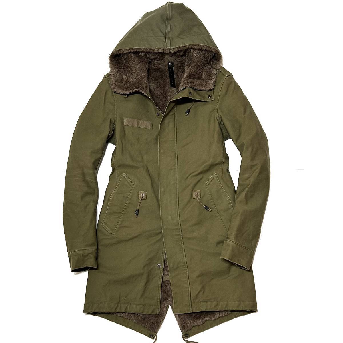 定価8万 wjk stretch satin boa mod M64 Mサイズ カーキ ストレッチ