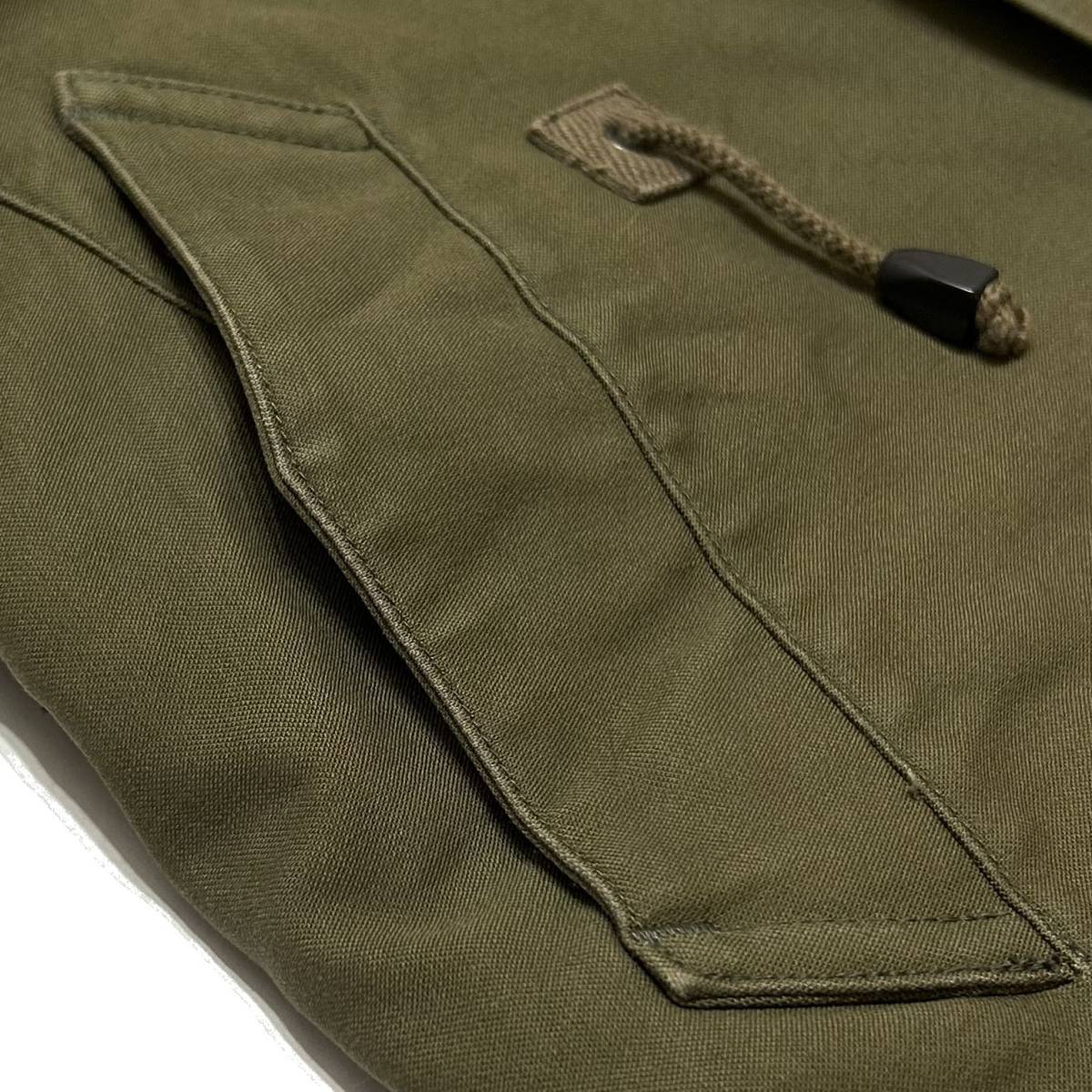 定価8万 wjk stretch satin boa mod M64 Mサイズ カーキ ストレッチ