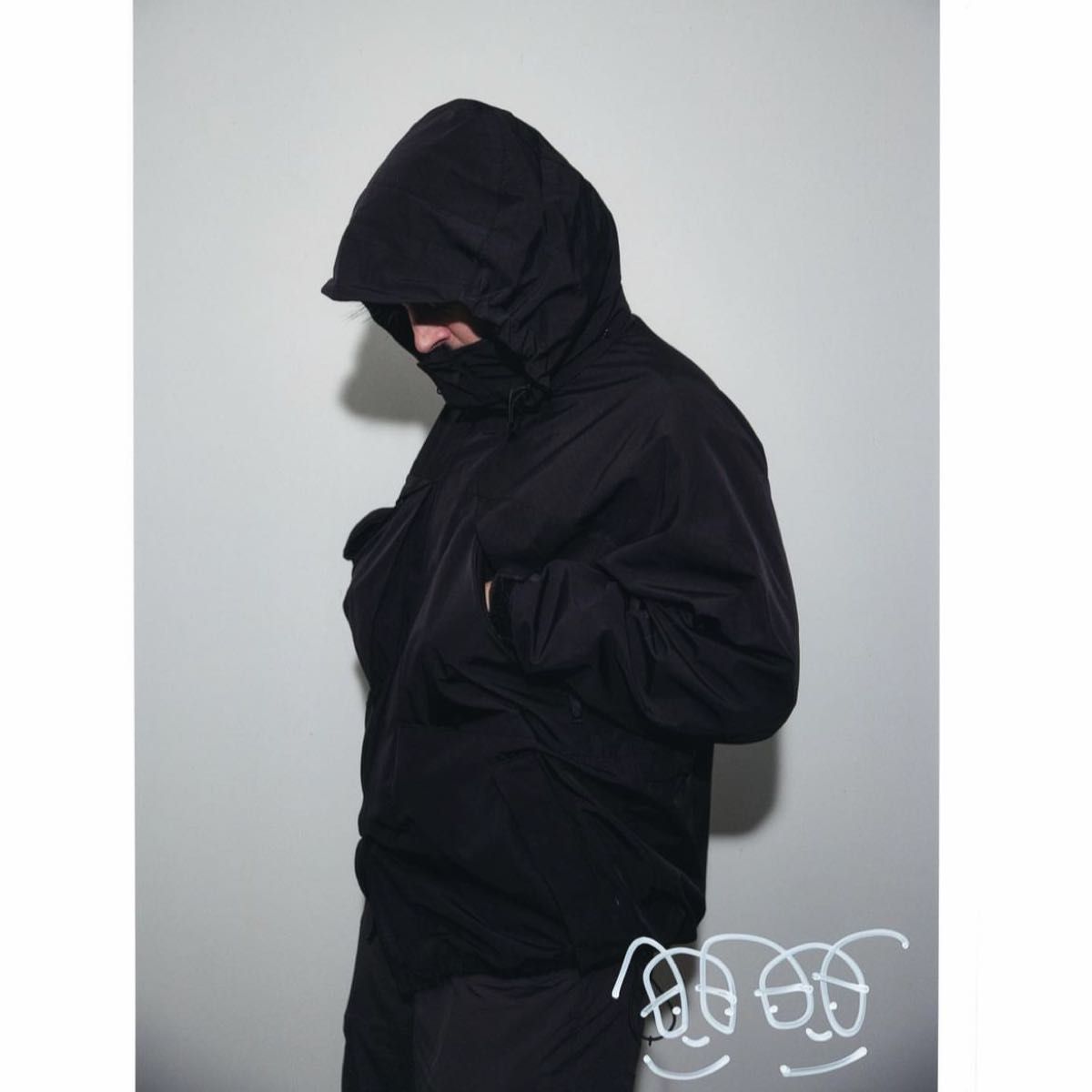 everyone optimal jacket BLACK × NAVY XLサイズ 美品 ennoy｜Yahoo