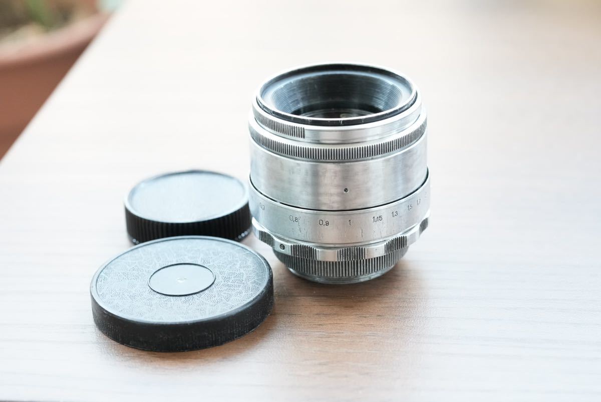 希少 シルバー Helios-44 58mm f2 ヘリオス ぐるぐるボケ オールド