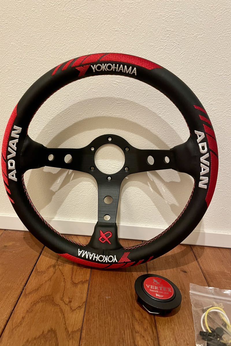 Yahoo!オークション - YOKOHAMA ADVAN VERTEX ステアリング 330mm 33π