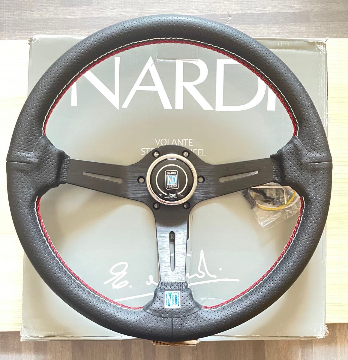 NARDI ナルディ ホーンボタン 未使用品momo サイズ ブラック｜Yahoo