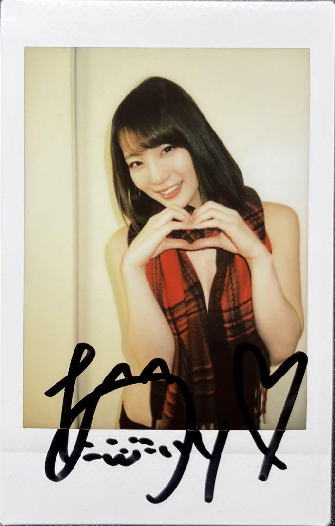 Yahoo!オークション - 鈴村あいり 直筆サイン入り生チェキ 裸マフラー