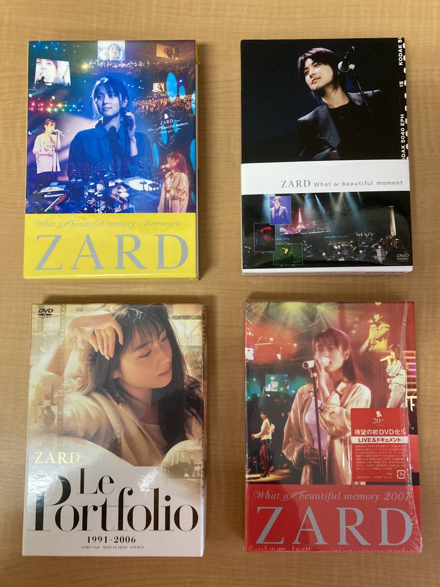 送料無料 ZARD DVD 4本セット What a beautiful memory moment Le