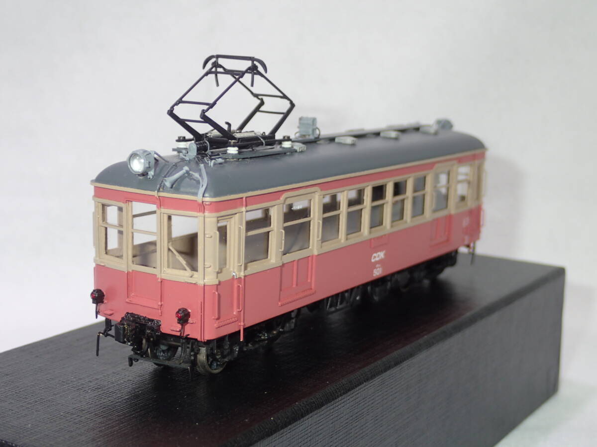 ジャンク】モデルワム 1/87 12㎜ 銚子電鉄デハ501 ジャンク