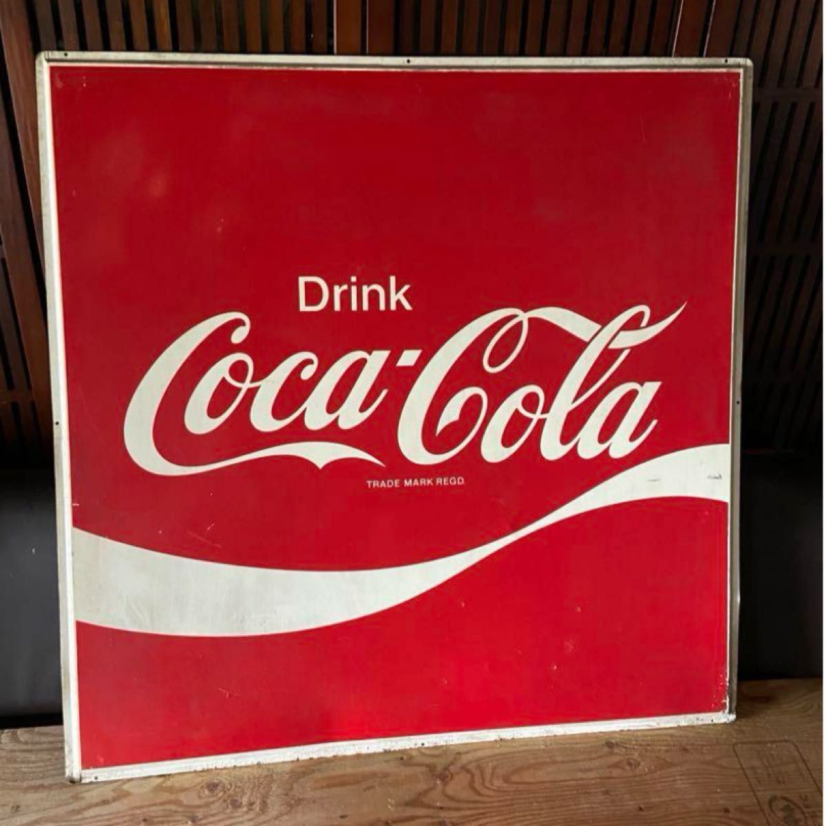 コカコーラ看板 大サイズ(片面)90cm ×90cm｜Yahoo!フリマ（旧PayPay