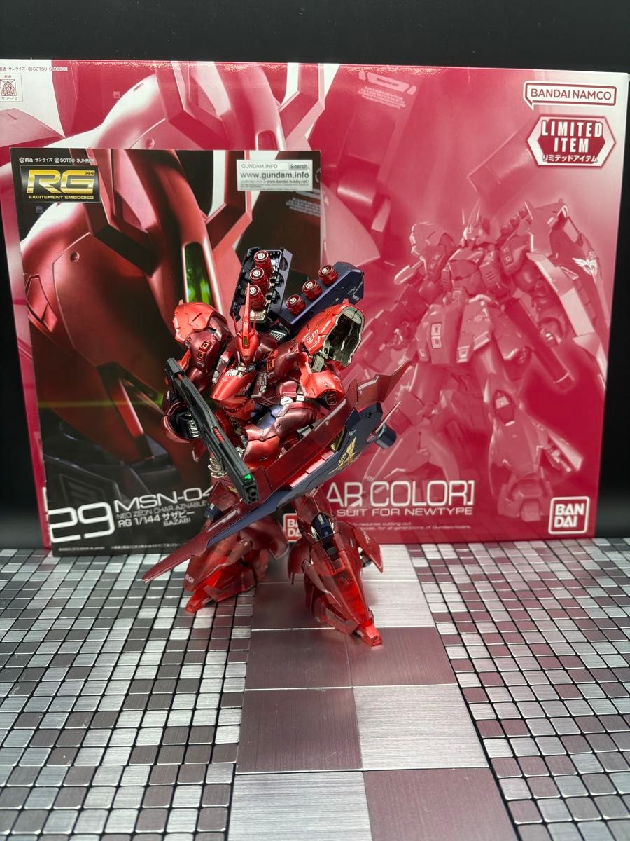 RG サザビークリアカラー 全塗装完成品｜Yahoo!フリマ（旧PayPayフリマ）