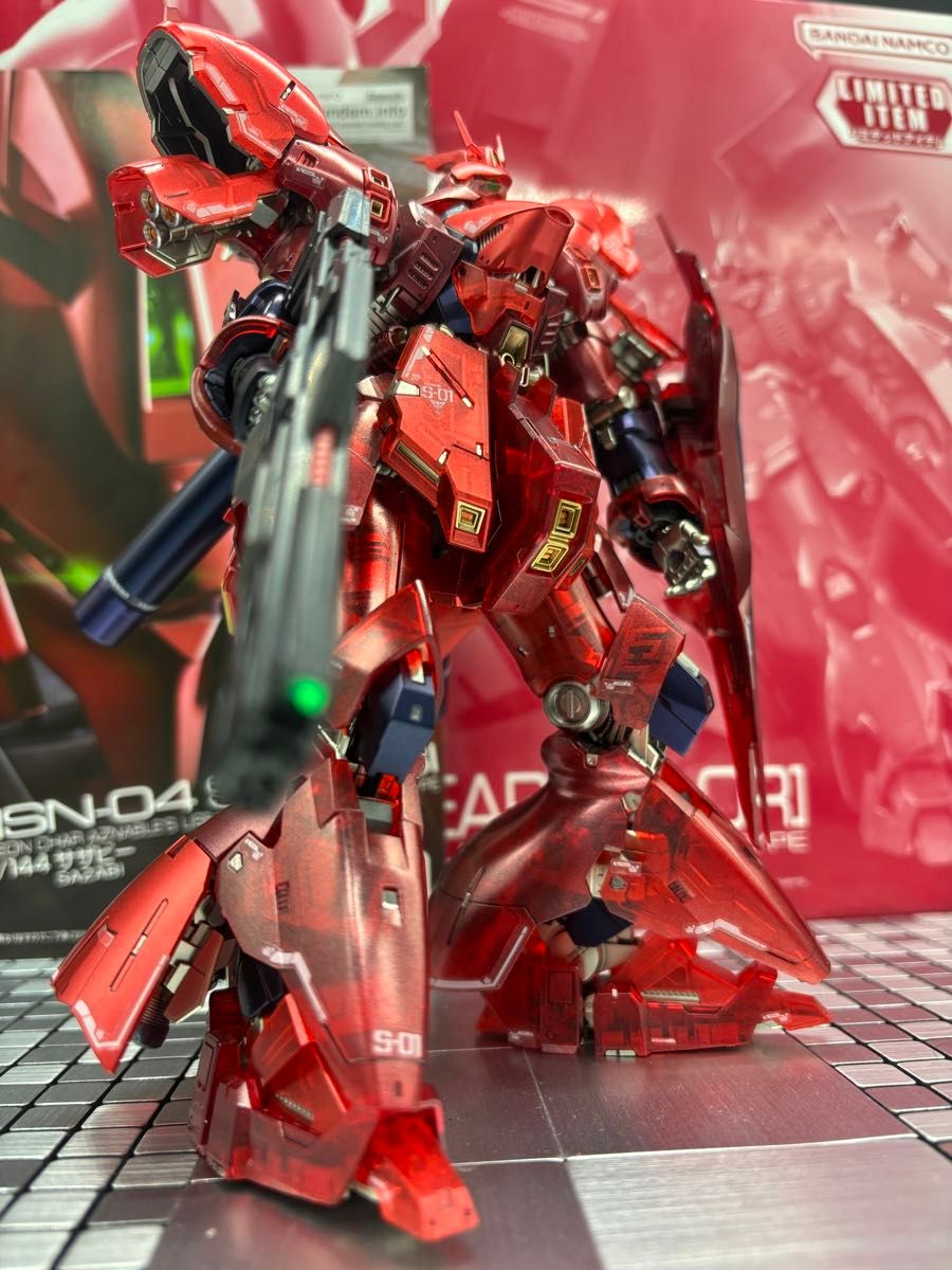 RG サザビークリアカラー 全塗装完成品｜Yahoo!フリマ（旧PayPayフリマ）