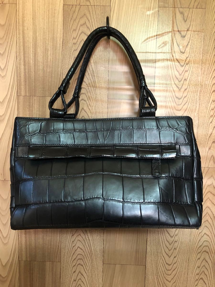 JRAタグ付 クロコダイル バッグ ハンドバッグ トートバッグ ワニ革