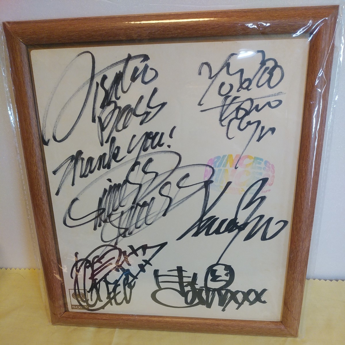 Yahoo!オークション - 【レア】プリンセスプリンセス 直筆サイン色紙.