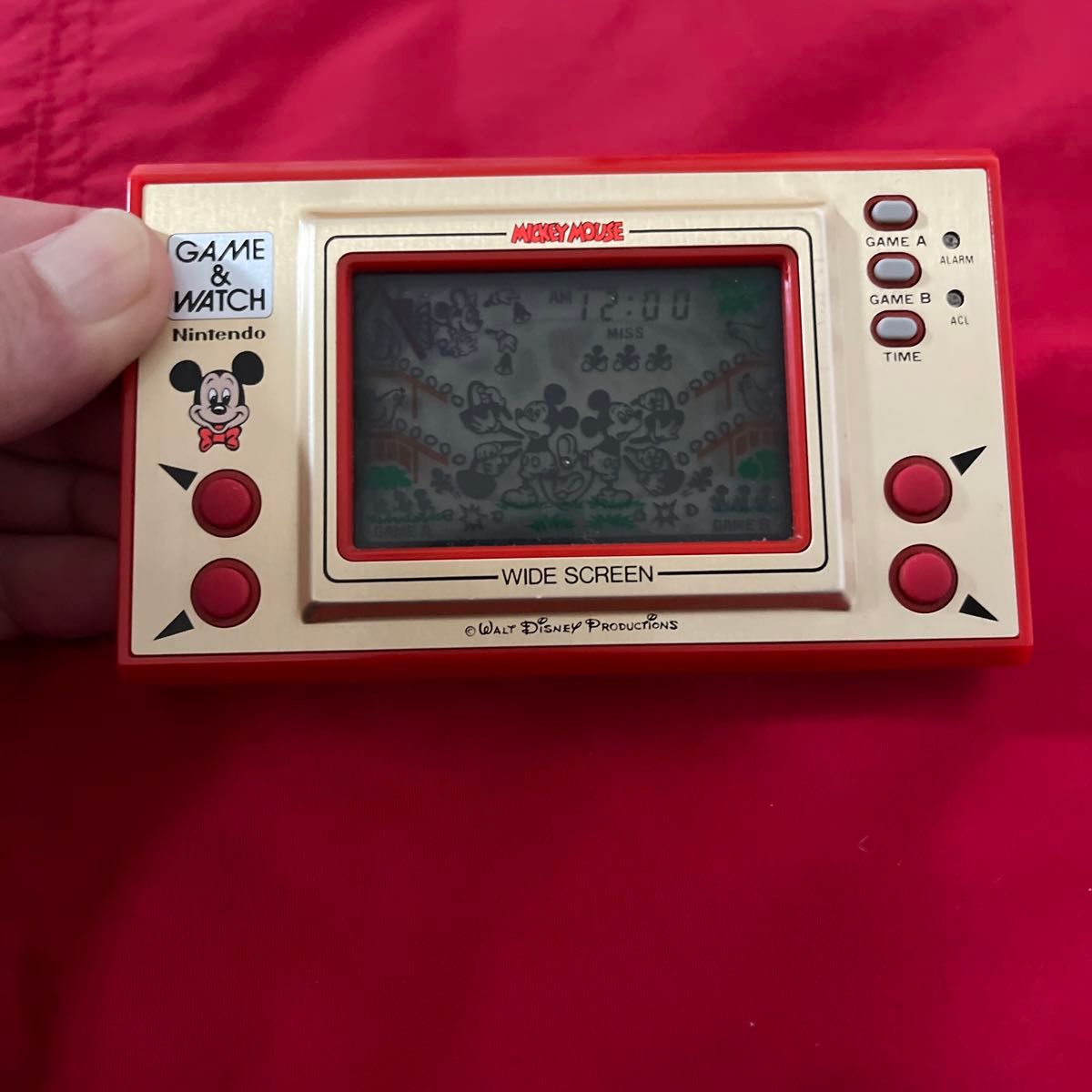 激レア 訳あり ミッキーマウス ゲームウォッチ 任天堂 GAME & WATCH