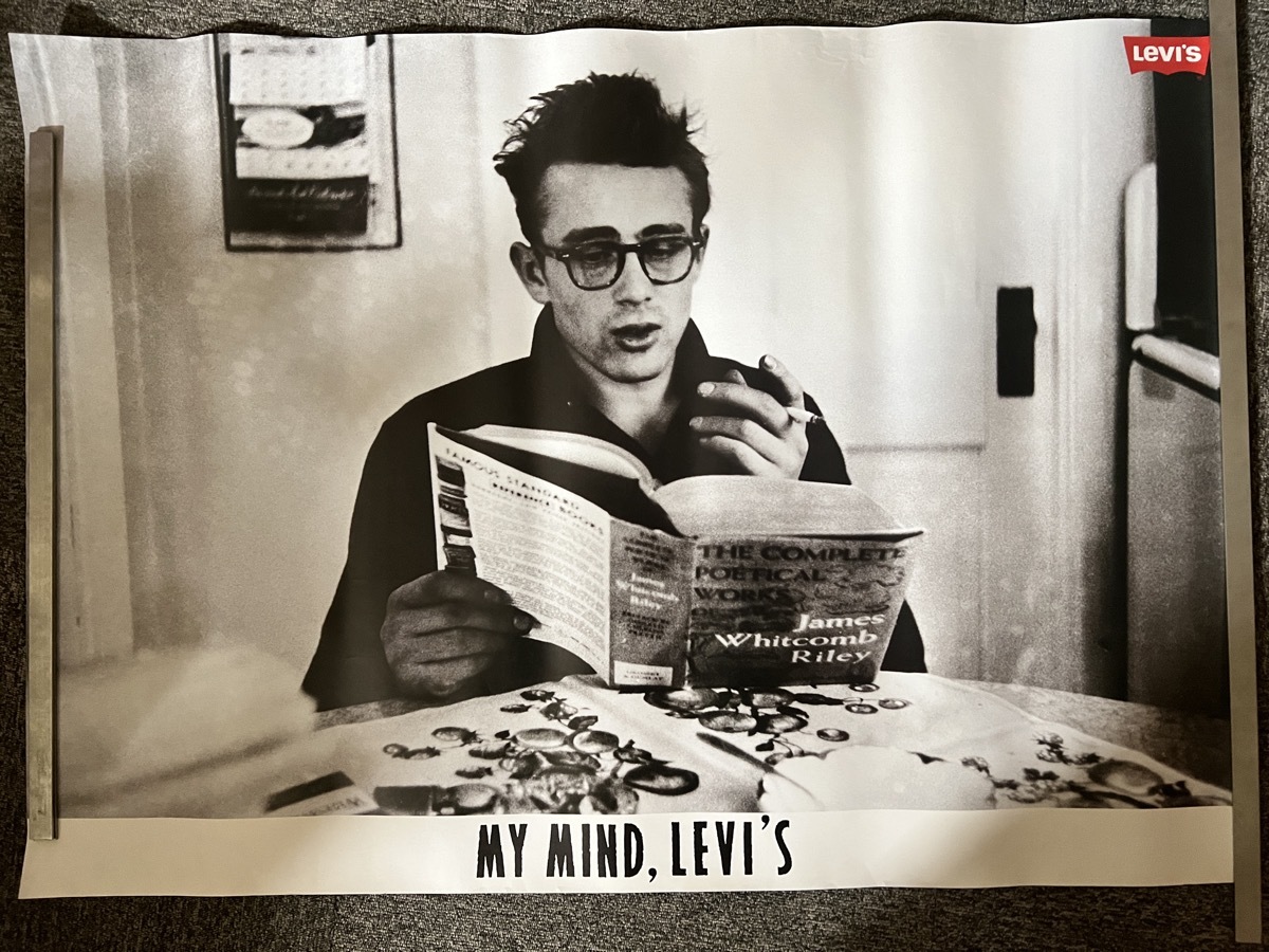 Yahoo!オークション - 『当時物 ポスター ジェームズ・ディーン James