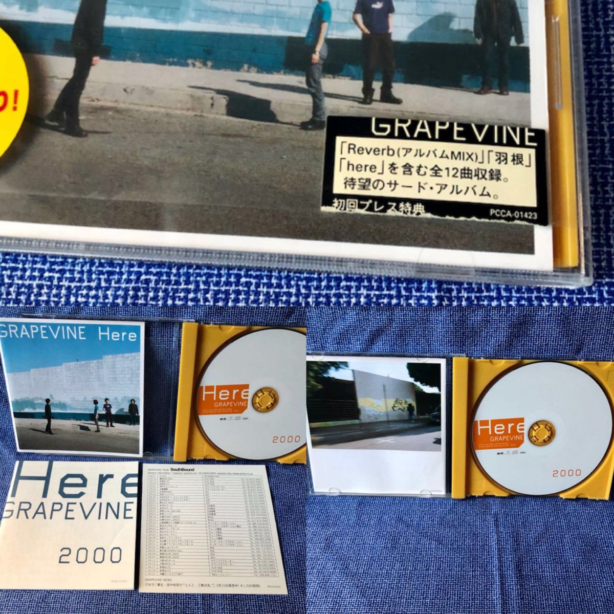 おまけ付き グレイプバイン/Here 光について 羽根 discord GRAPEVINE