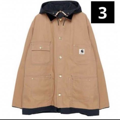 Sacai Carhartt WIP Reversible Coat 3 リバーシブルコート｜Yahoo