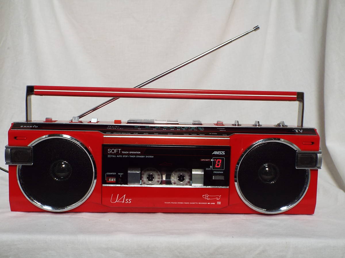 Yahoo!オークション - SANYO サンヨー MR-U4SS ラジオカセットプレー