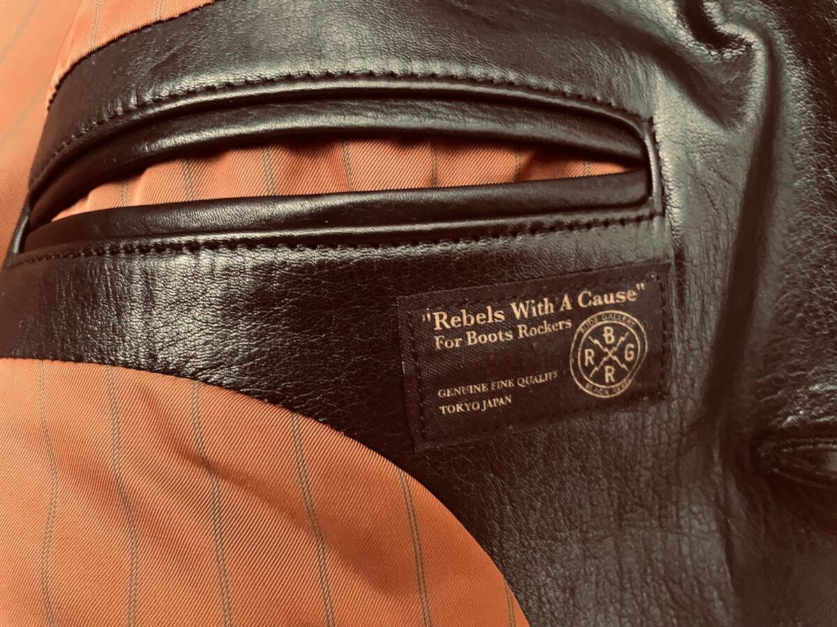 チバユウスケ着 ルードギャラリー RUDE GALLERY ブラックレベル レザー