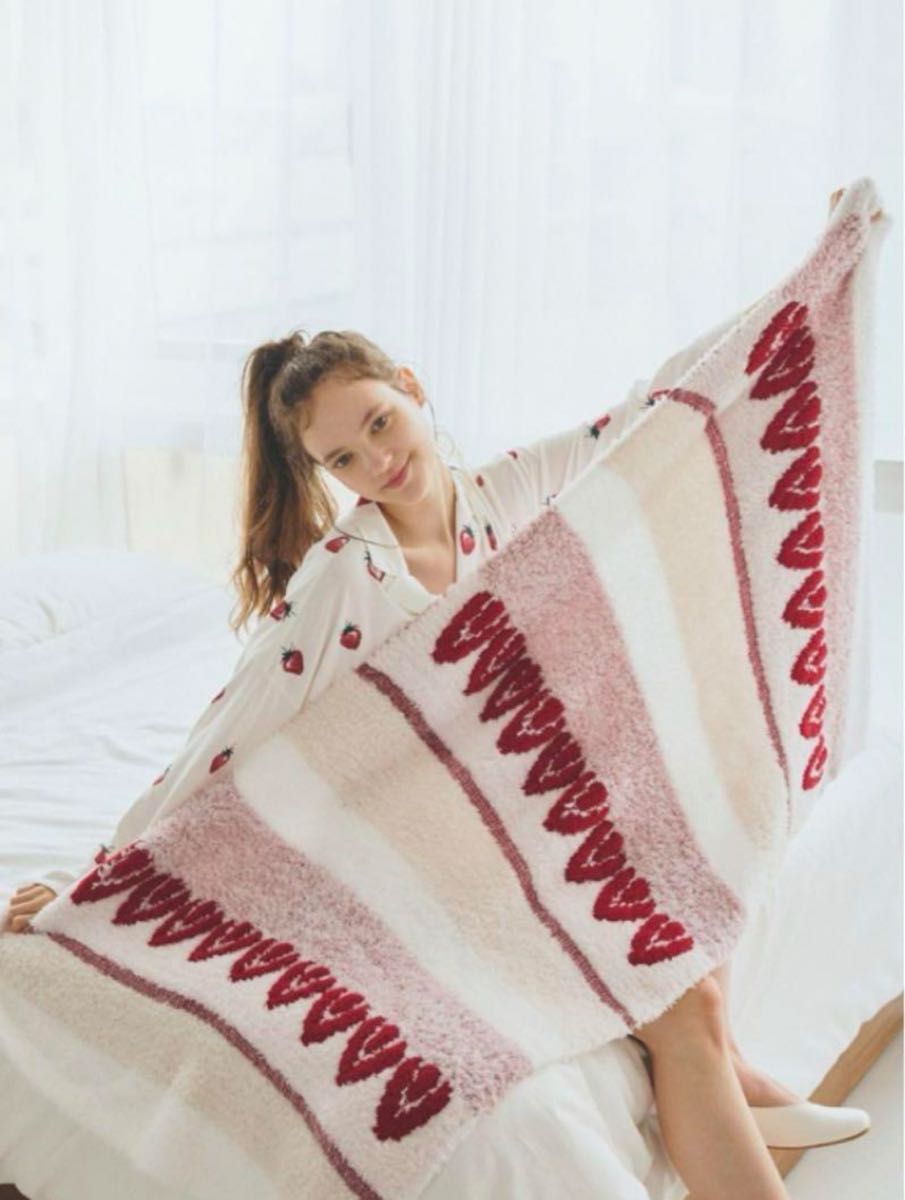 ジェラートピケリバイバルPARIYAブランケットストロベリーショート