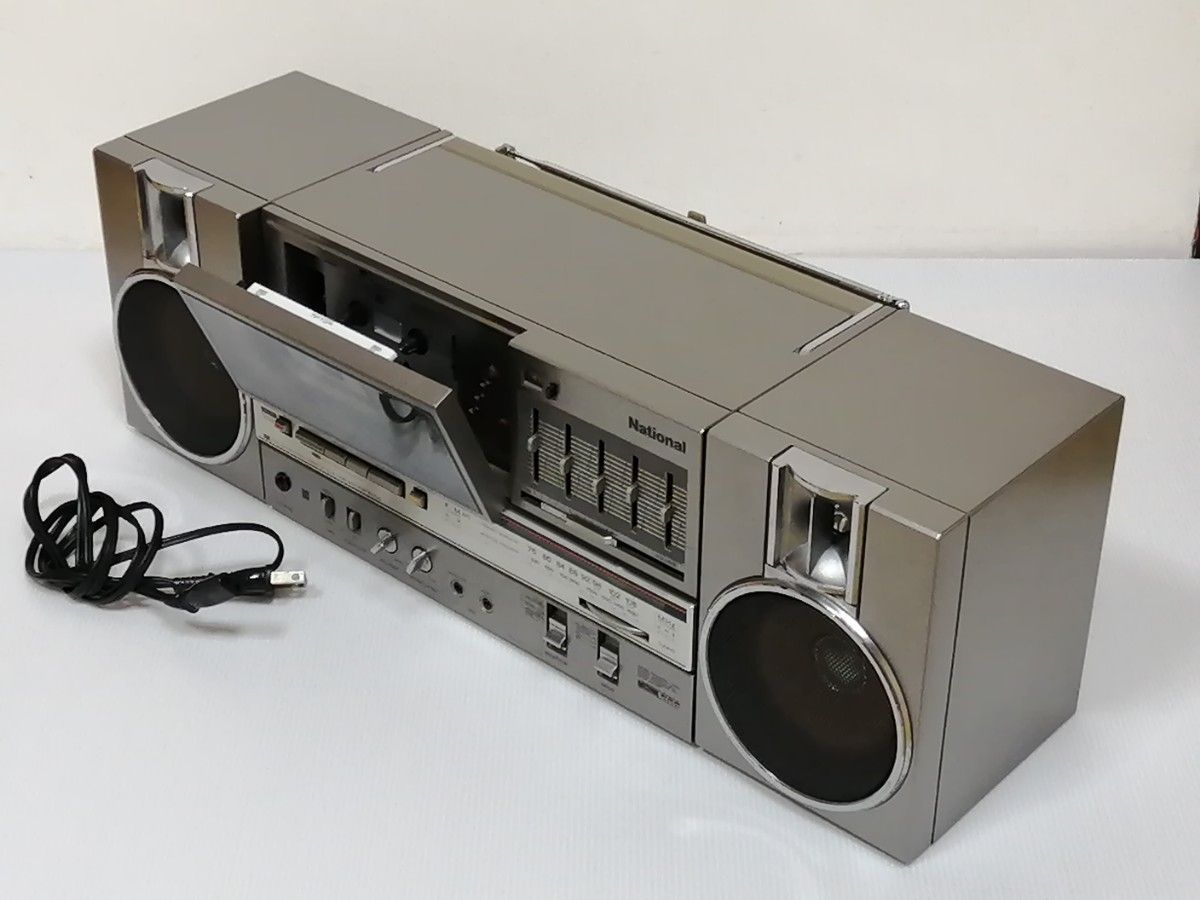 美品 ナショナル RX-C45 ラジカセ セパレート式 動作確認済み 昭和