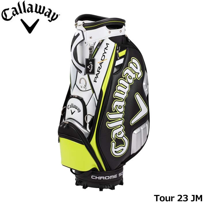 キャディバッグ23区ゴルフ 23GOLF キャディバッグ ブラック/ライム