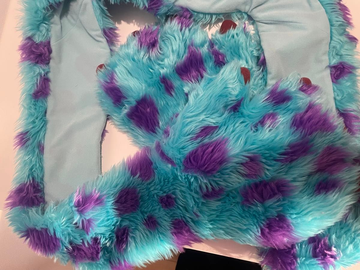 ディズニー モンスターズインク サリー ファンキャップ 帽子 マフラー