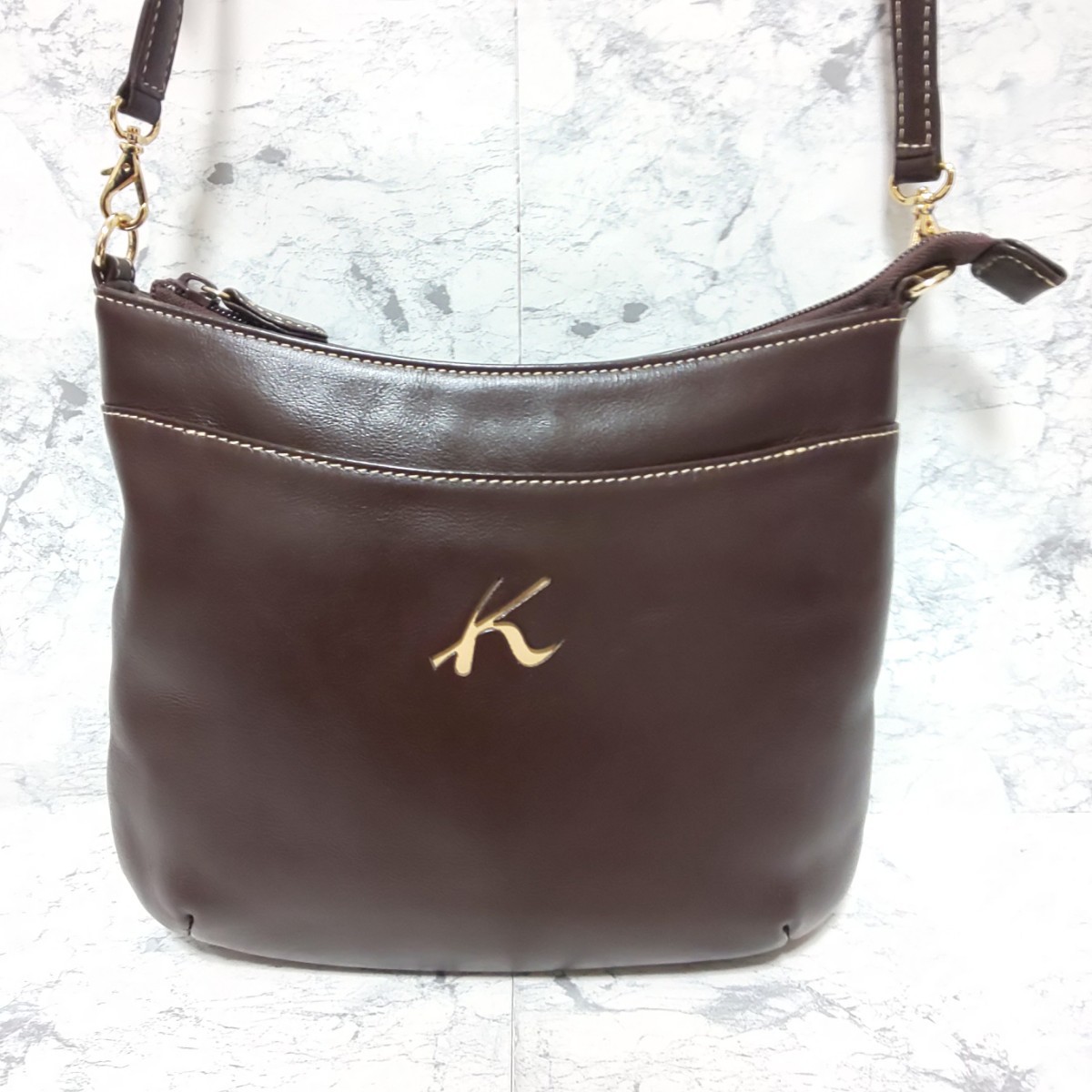 極美品】Kitamura キタムラ ソフトレザー 2wayショルダーバッグ