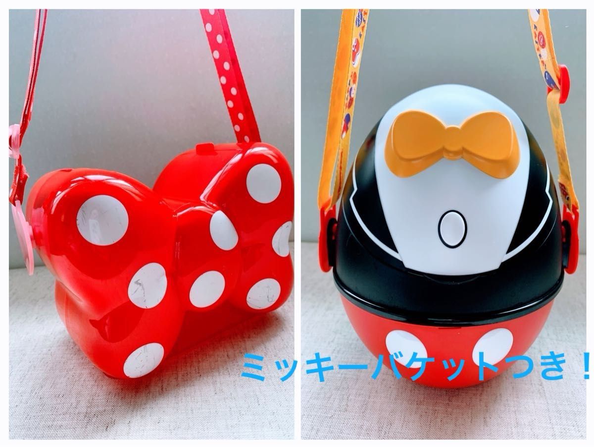 ディズニー ミニーリボン型ポップコーンバケット ミッキーイースター