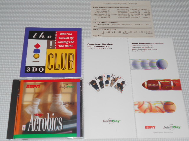 3DO☆Cowboy Casino 海外版 外箱付☆箱付・説明書付・ソフト付 3DO