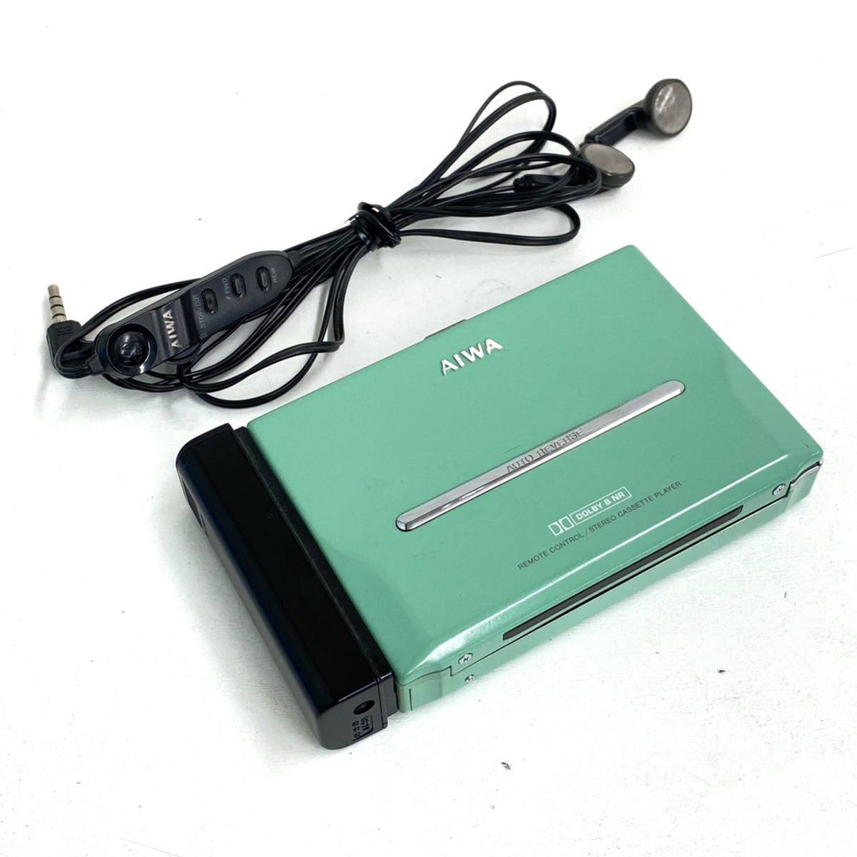 Yahoo!オークション - 埼 AIWA アイワ HS-PL55 グリーン 外付け電池ケ