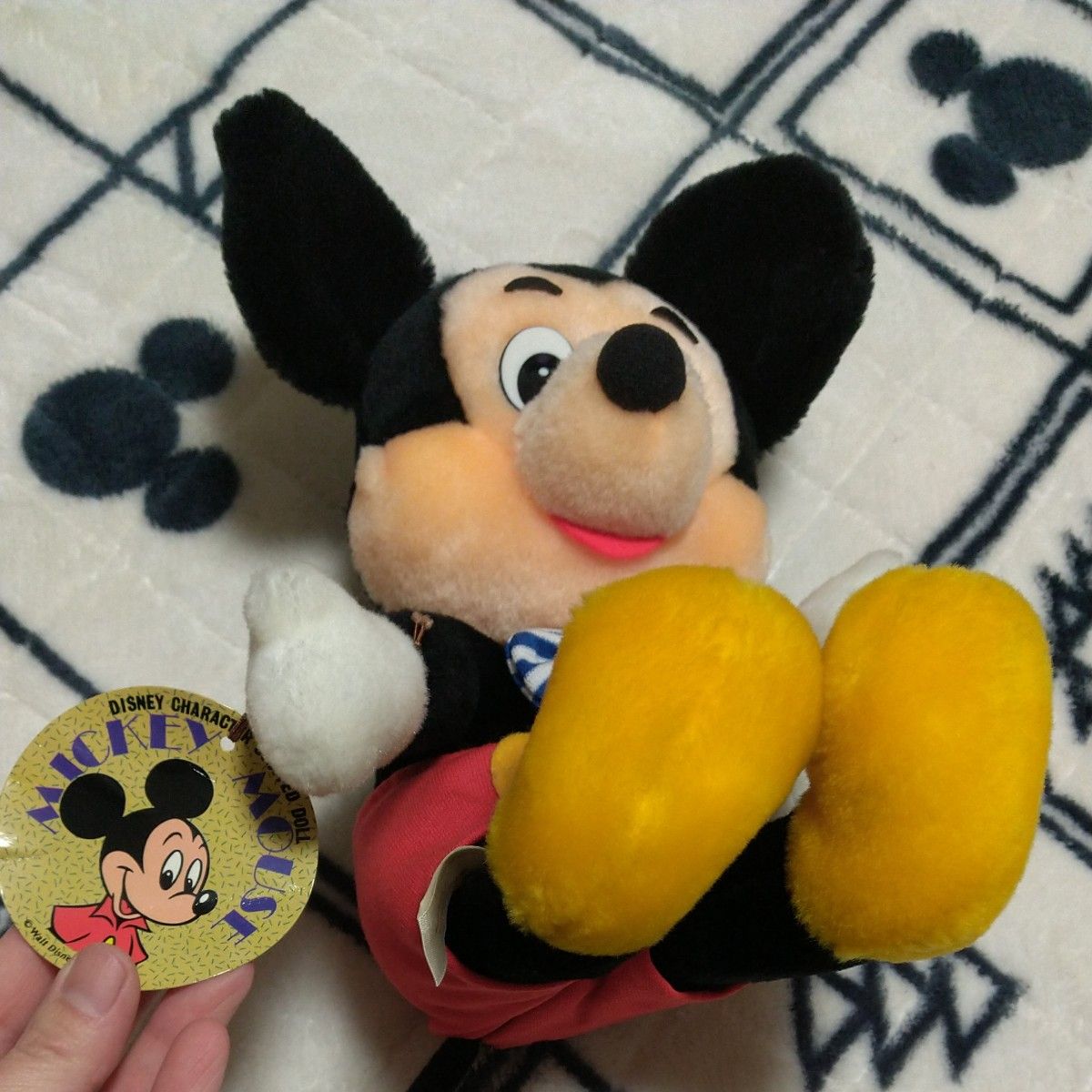 サンアンドスター製 ミッキーマウス ミニーマウス ぬいぐるみ レア