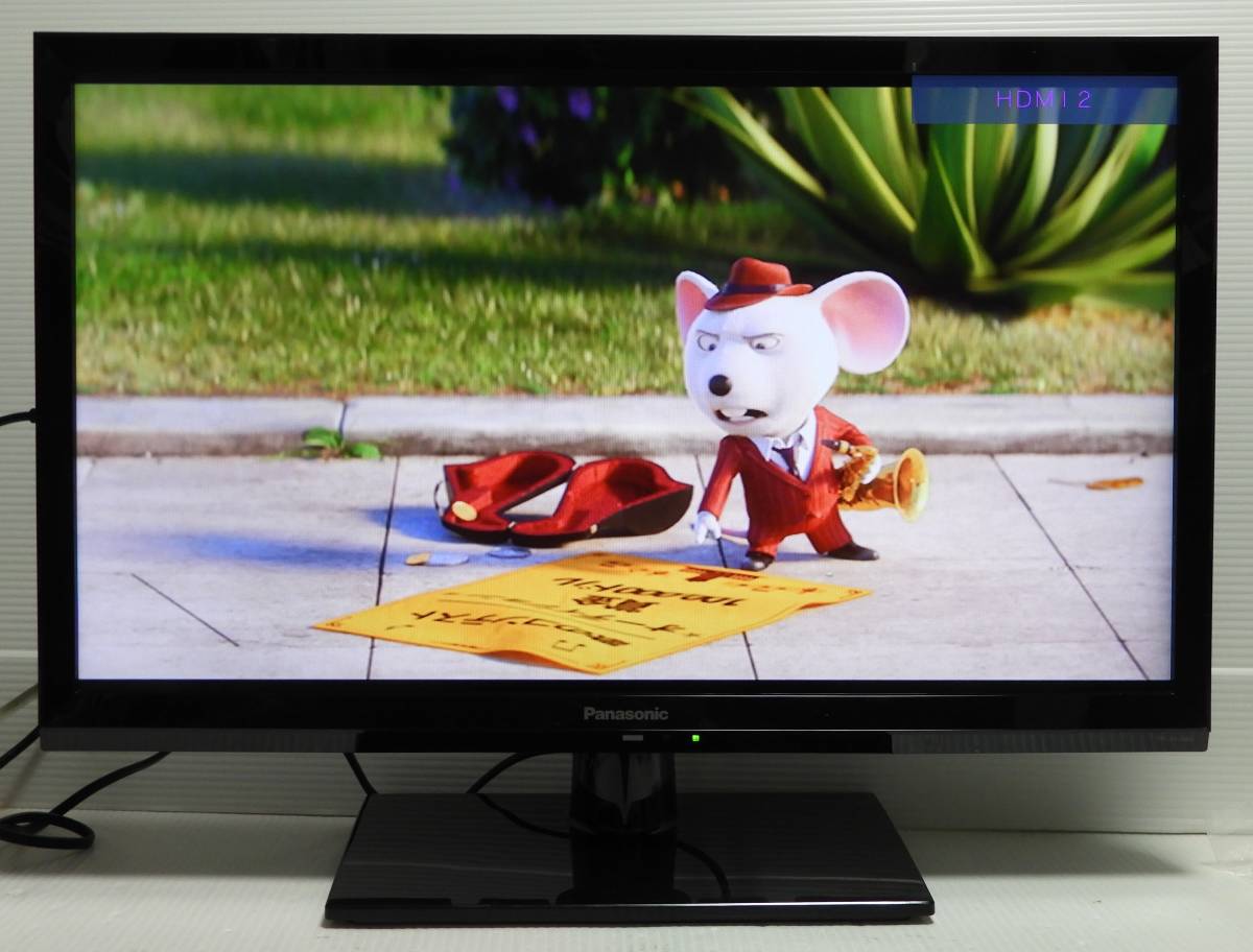 24インチ パナソニック/VIERA TH-24J300 2022年製 外付けHDD対応/裏