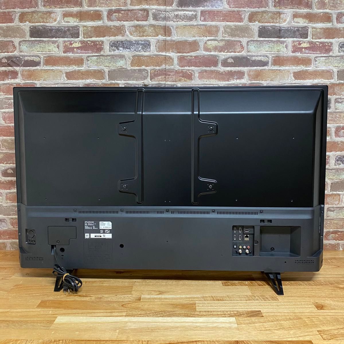 フナイ 50インチ 4K HDR対応 液晶テレビ FL-50U3010 外付けUSB HDD 裏