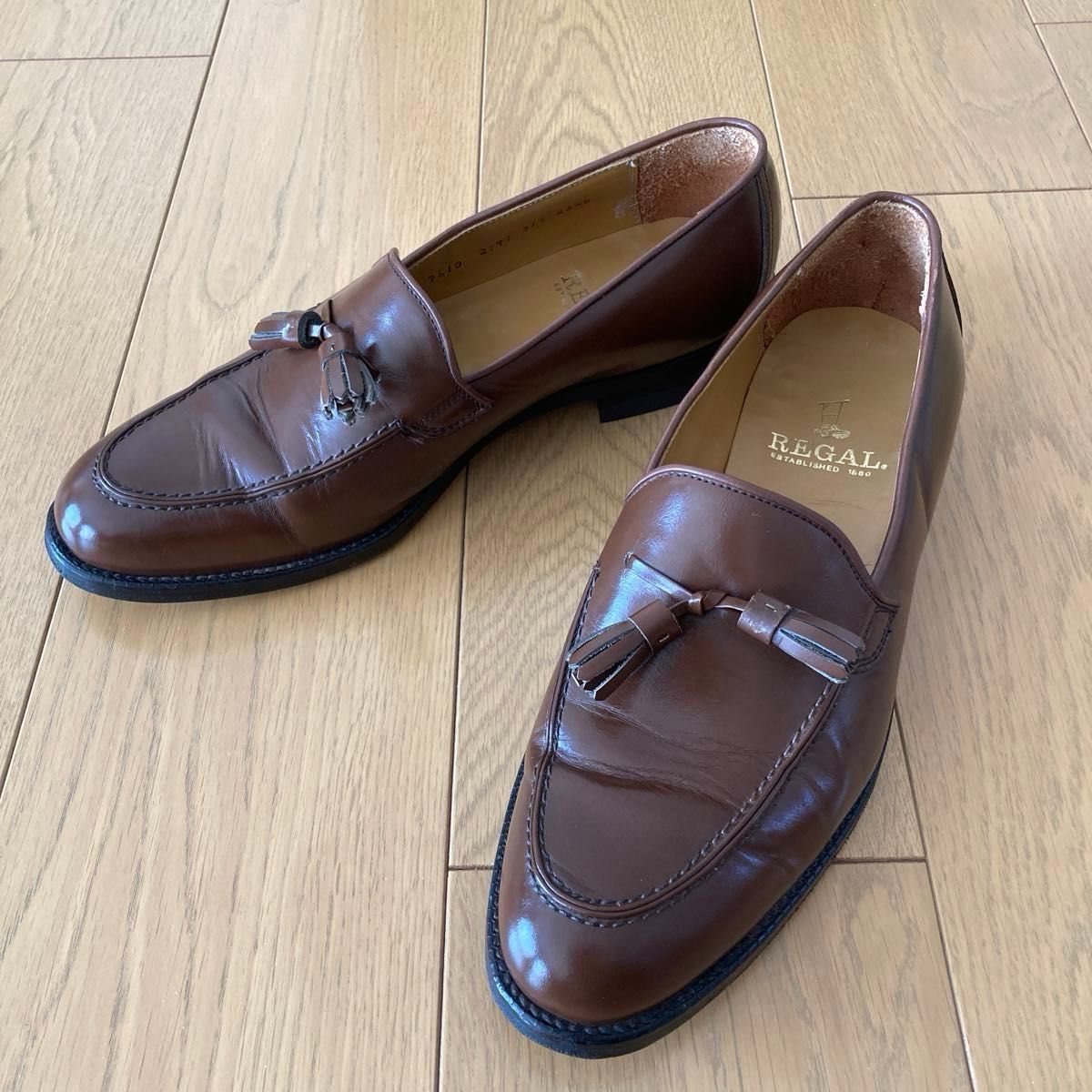 REGAL(リーガル) タッセルローファー ブラウン サイズ25 5EE｜Yahoo