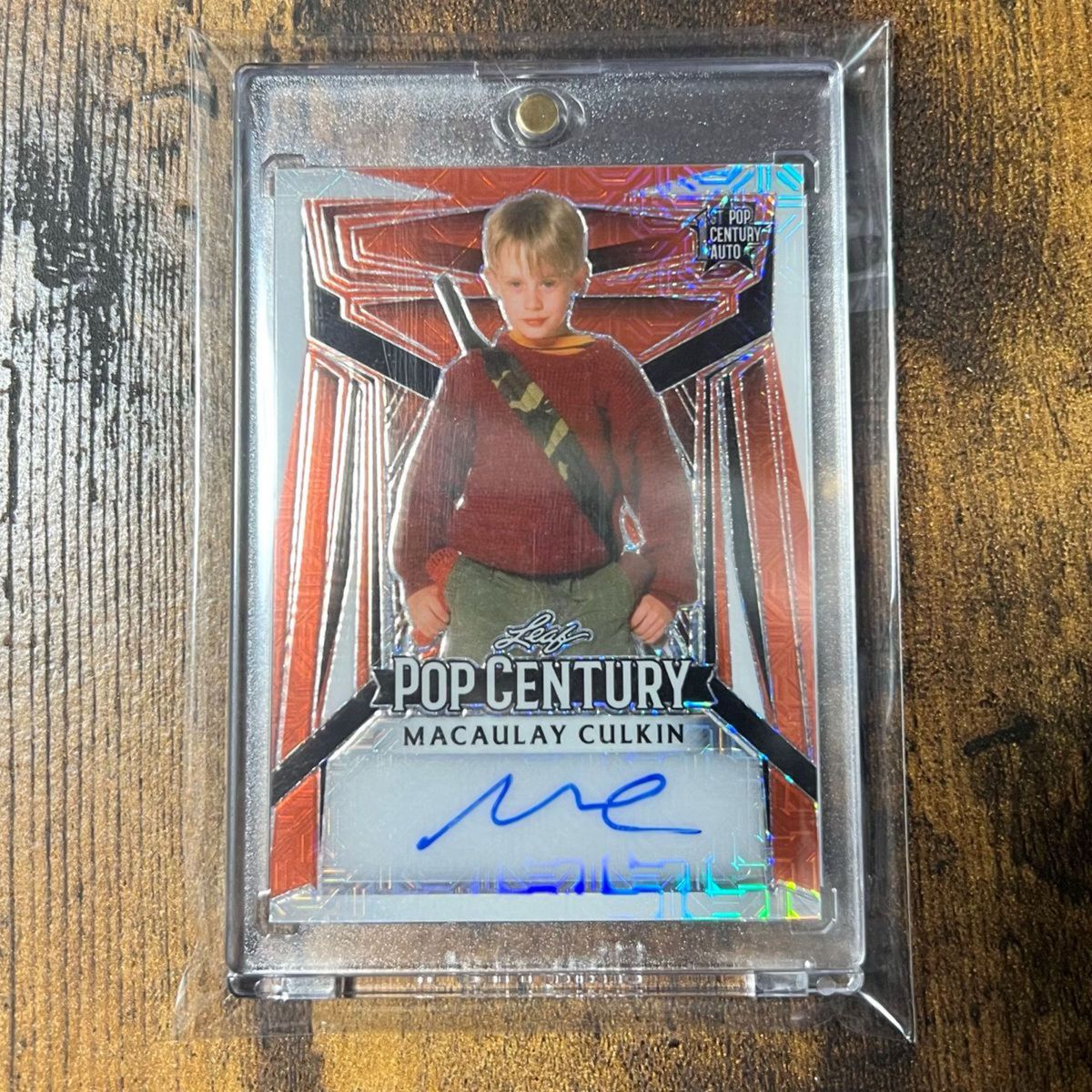 1 of 1 MACAULAY CULKIN マコーレ カルキン 直筆サイン 1/1 2023 leaf