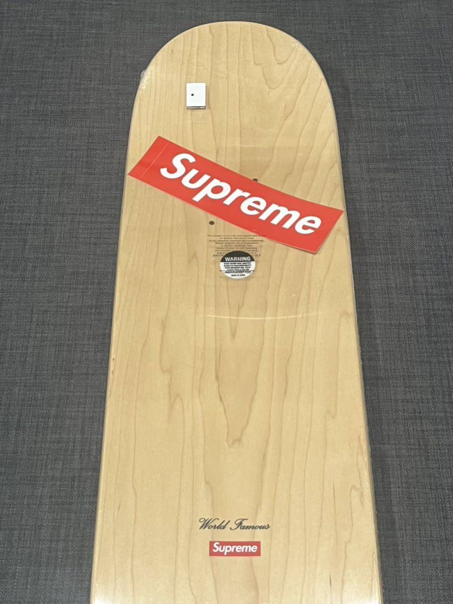 送料無料 Supreme Routed Box Logo Skateboard Natural 24SS