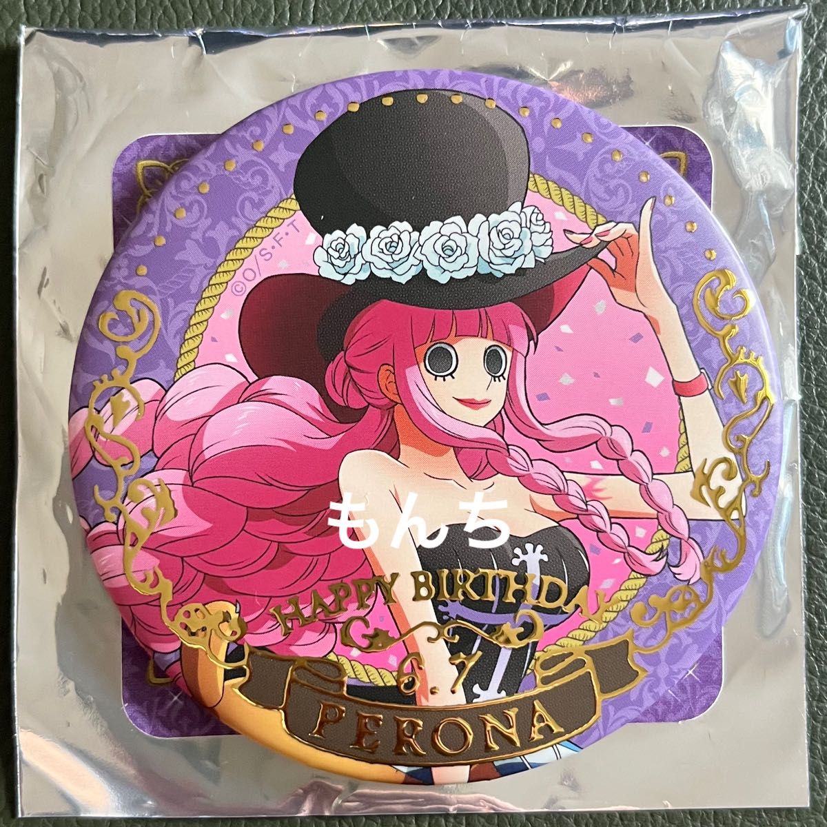 ONE PIECE ワンピース ペローナ バースデージュエリー缶バッジ